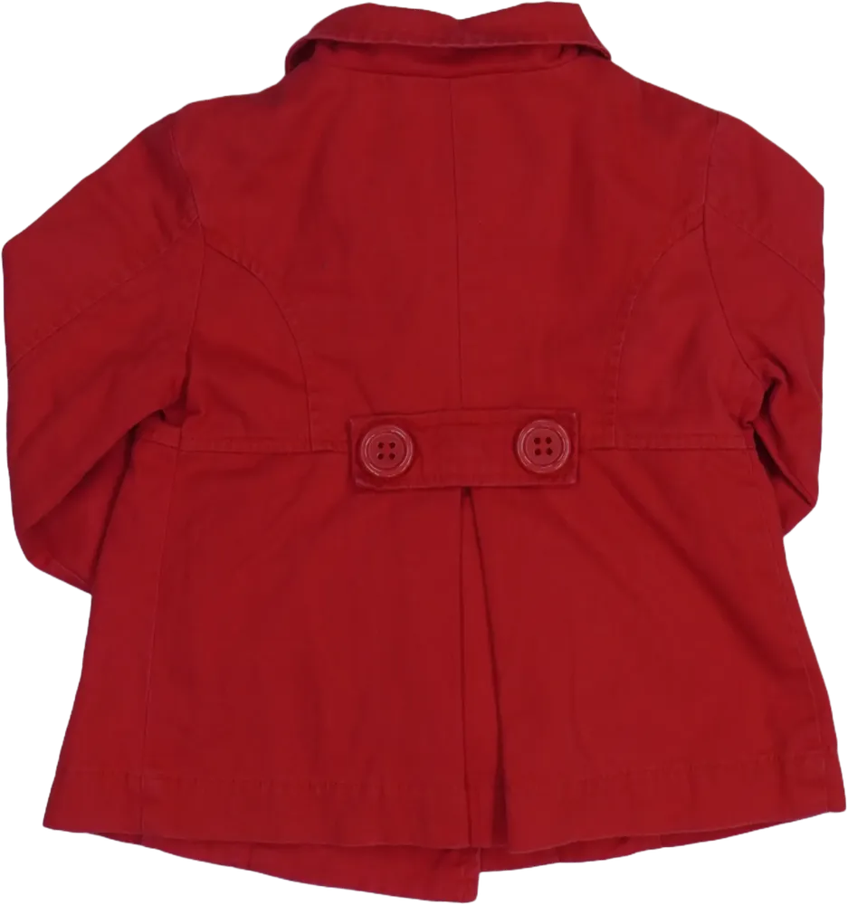 Piros Benetton Átmeneti kabát EU 128 / UK 8 év / US 8 év/M