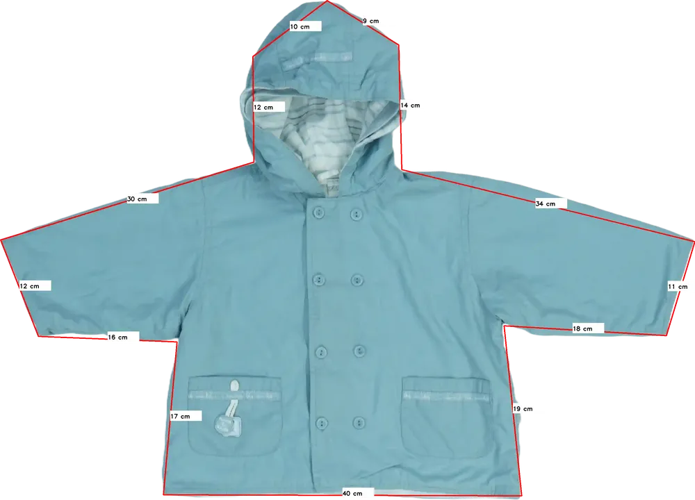 Kék Egyéb Átmeneti kabát EU 80 / UK 9-12 hónap / US 12 hónap