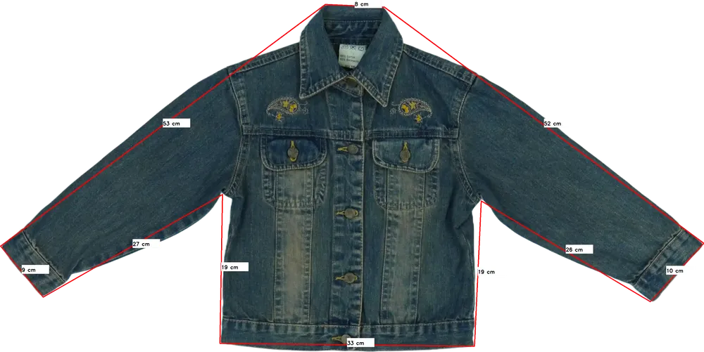 Kék Egyéb Farmerdzseki EU 116 / UK 6 év / US 6 év/S