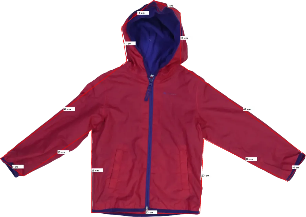 Rózsaszín Decathlon Átmeneti kabát EU 104 / UK 4 év / US 4T/XS