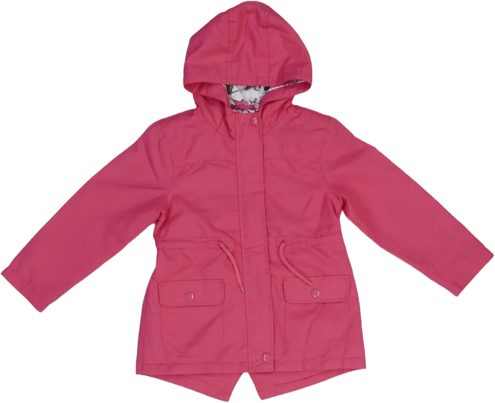 Rózsaszín Dunnes Átmeneti kabát EU 116 / UK 6 év / US 6 év/S