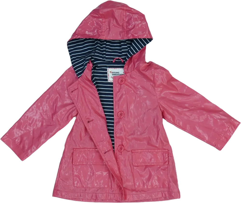 Pink Young Dimension Raincoat EU 98 / UK 3 years / US 3T