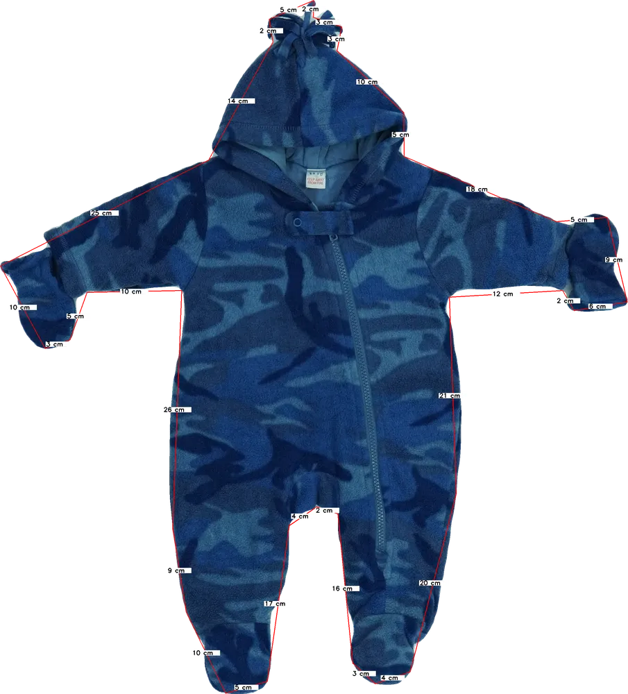 Terepszínű Next Baby overál EU 62 / UK 0-3 hónap / US 0-3 hónap