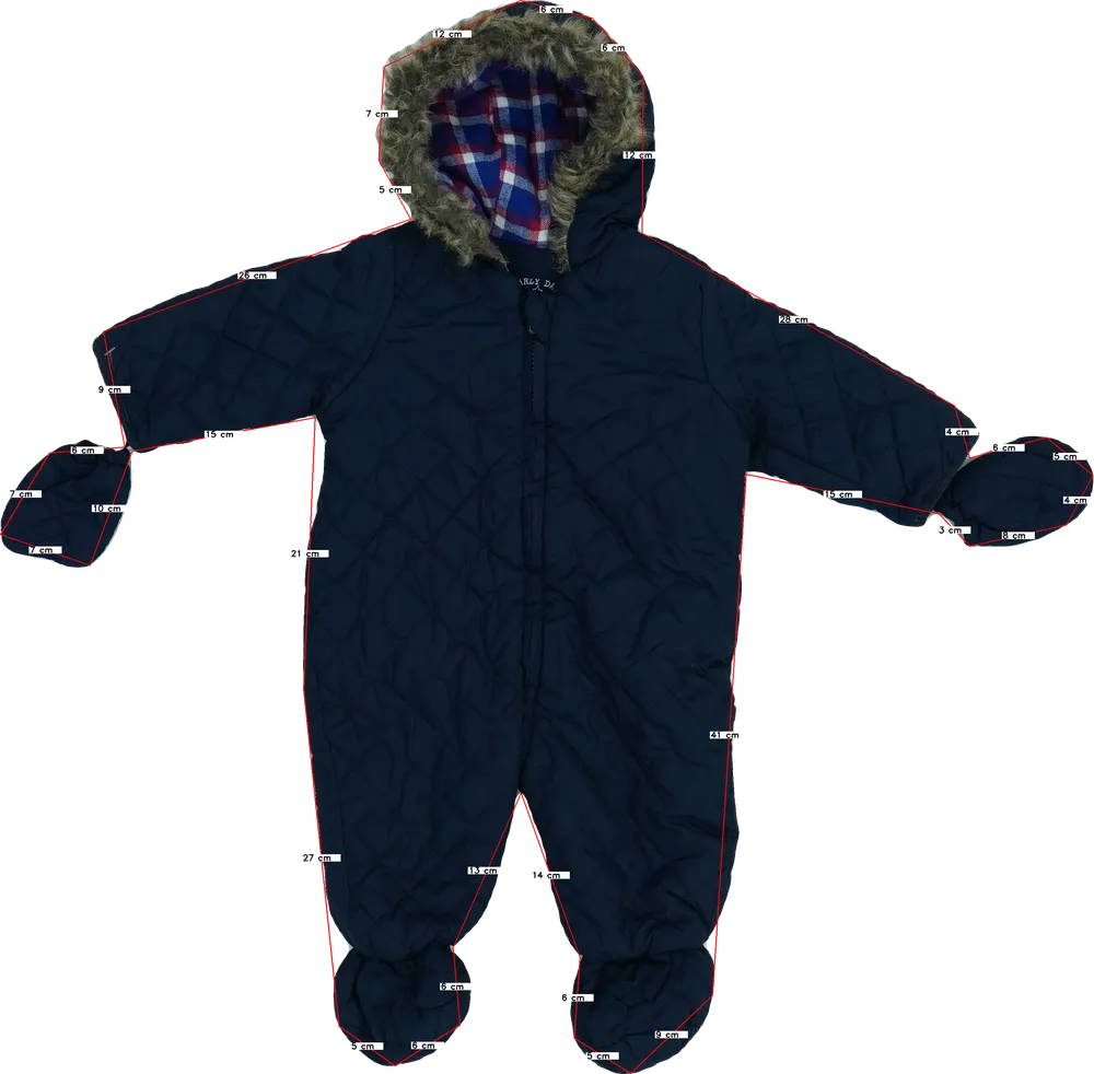 Kék Early Days Baby overál EU 80 / UK 9-12 hónap / US 12 hónap