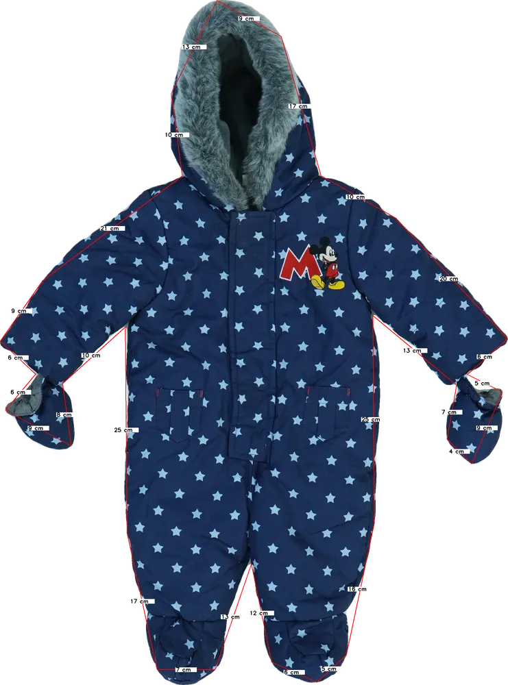 Kék Disney Baby overál EU 68 / UK 3-6 hónap / US 3-6 hónap