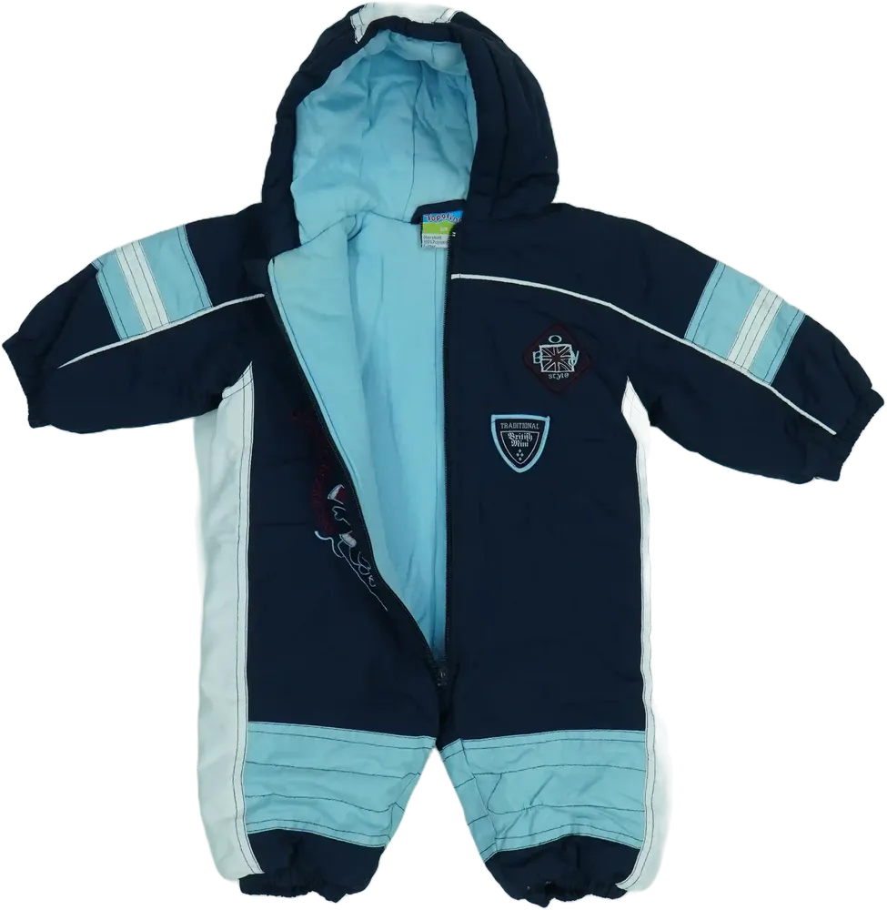 Kék Topolino Baby overál EU 68 / UK 3-6 hónap / US 3-6 hónap