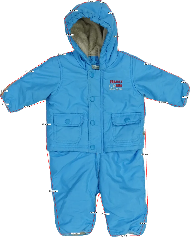 Kék Avenue Baby Baby overál EU 68 / UK 3-6 hónap / US 3-6 hónap