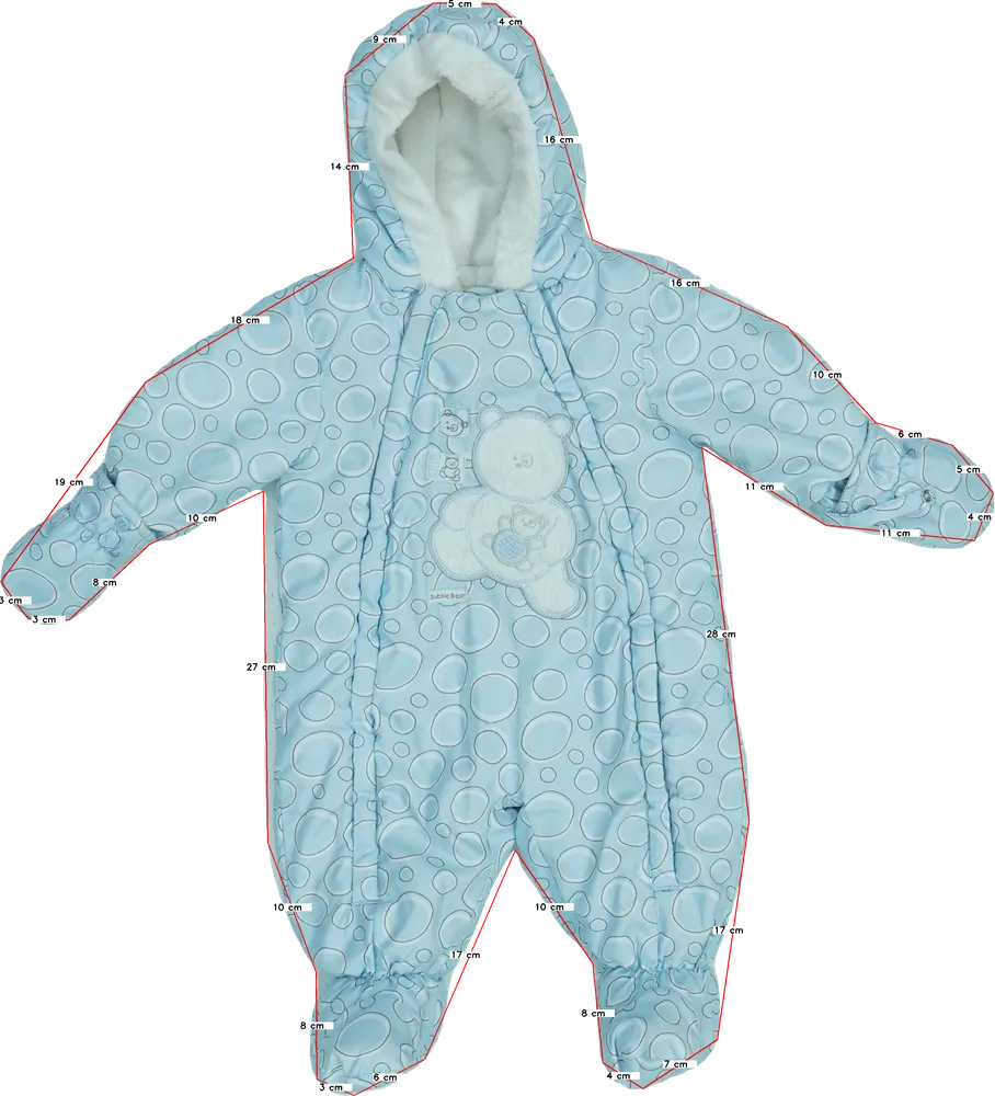 Kék Genevieve Lapierre Baby overál EU 68 / UK 3-6 hónap / US 3-6 hónap