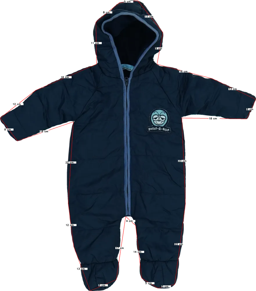 Kék Jac Baby Baby overál EU 68 / UK 3-6 hónap / US 3-6 hónap