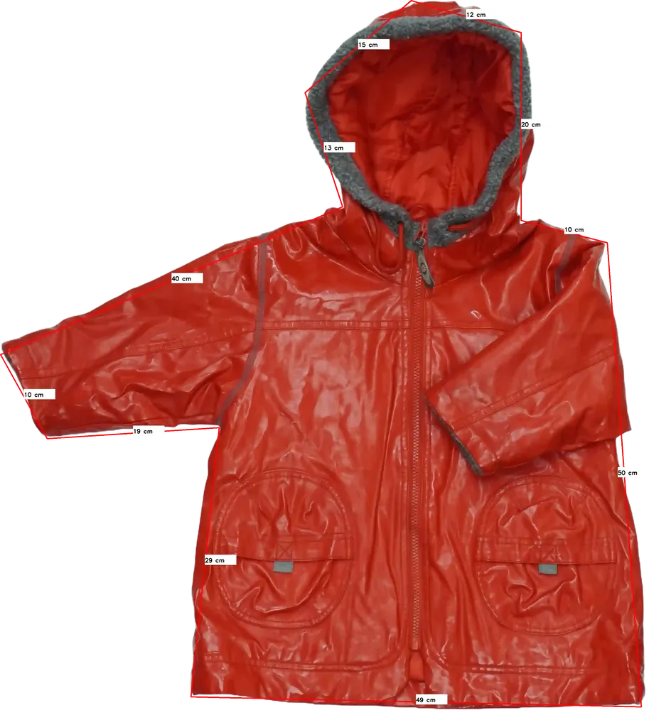 Piros Topolino Esőkabát EU 104 / UK 4 év / US 4T/XS