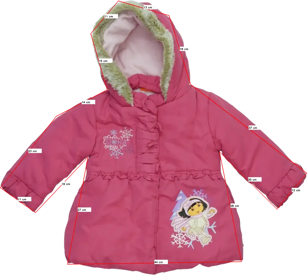 Rózsaszín Nickelodeon Télikabát EU 98 / UK 3 év / US 3T