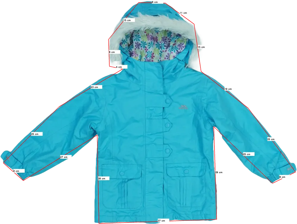 Kék Trespass Síkabát EU 104 / UK 4 év / US 4T/XS