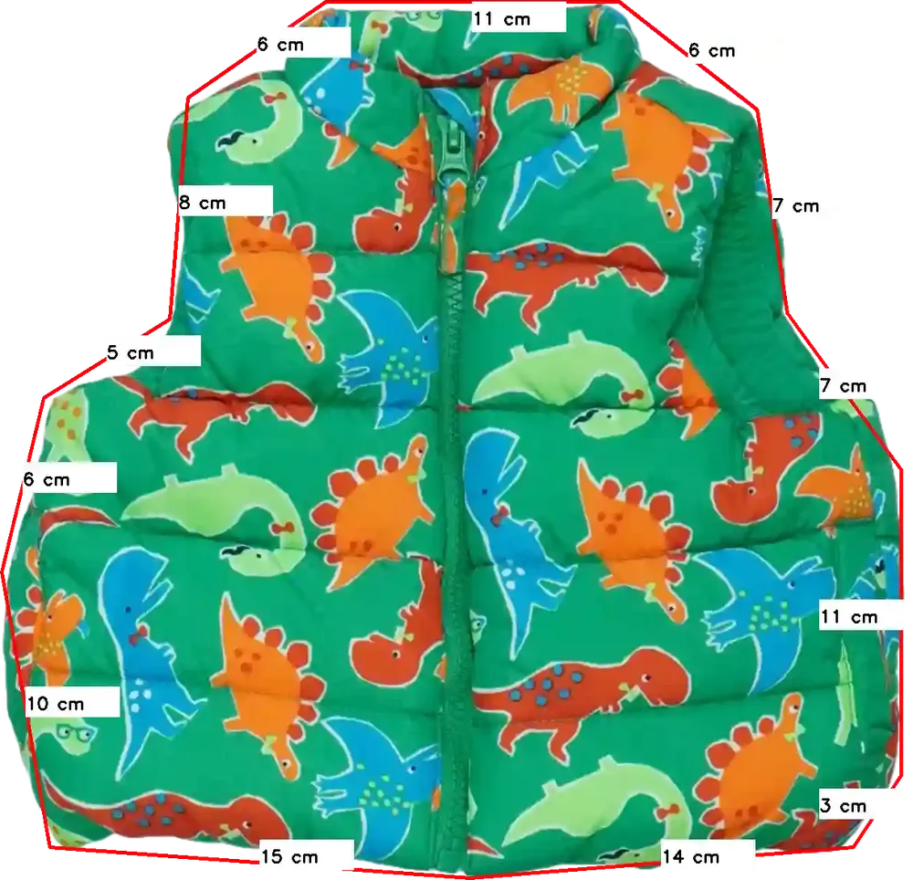 Zöld Mothercare Mellény EU 68 / UK 3-6 hónap / US 3-6 hónap
