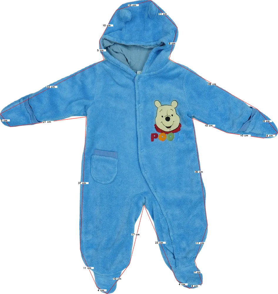 Kék Disney Baby overál EU 74 / UK 6-9 hónap / US 6-9 hónap