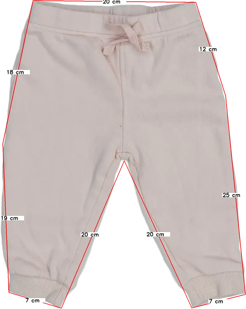 Rózsaszín DopoDopo Melegítőnadrág EU 74 / UK 6-9 hónap / US 6-9 hónap