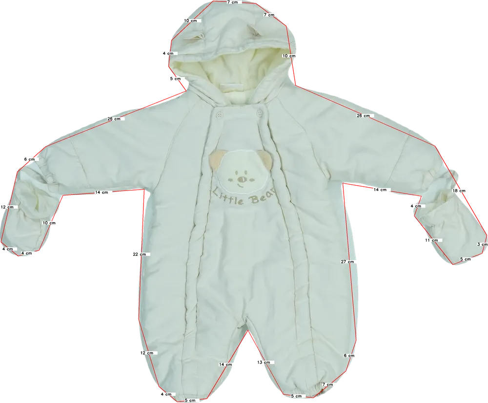 Barna Baby Baby overál EU 68 / UK 3-6 hónap / US 3-6 hónap