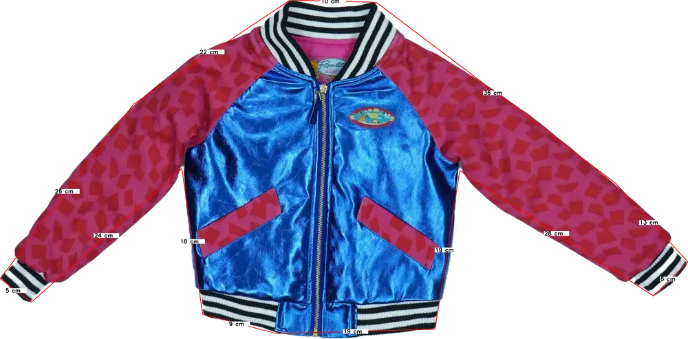 Többszínű Desigual Átmeneti kabát EU 104 / UK 4 év / US 4T/XS