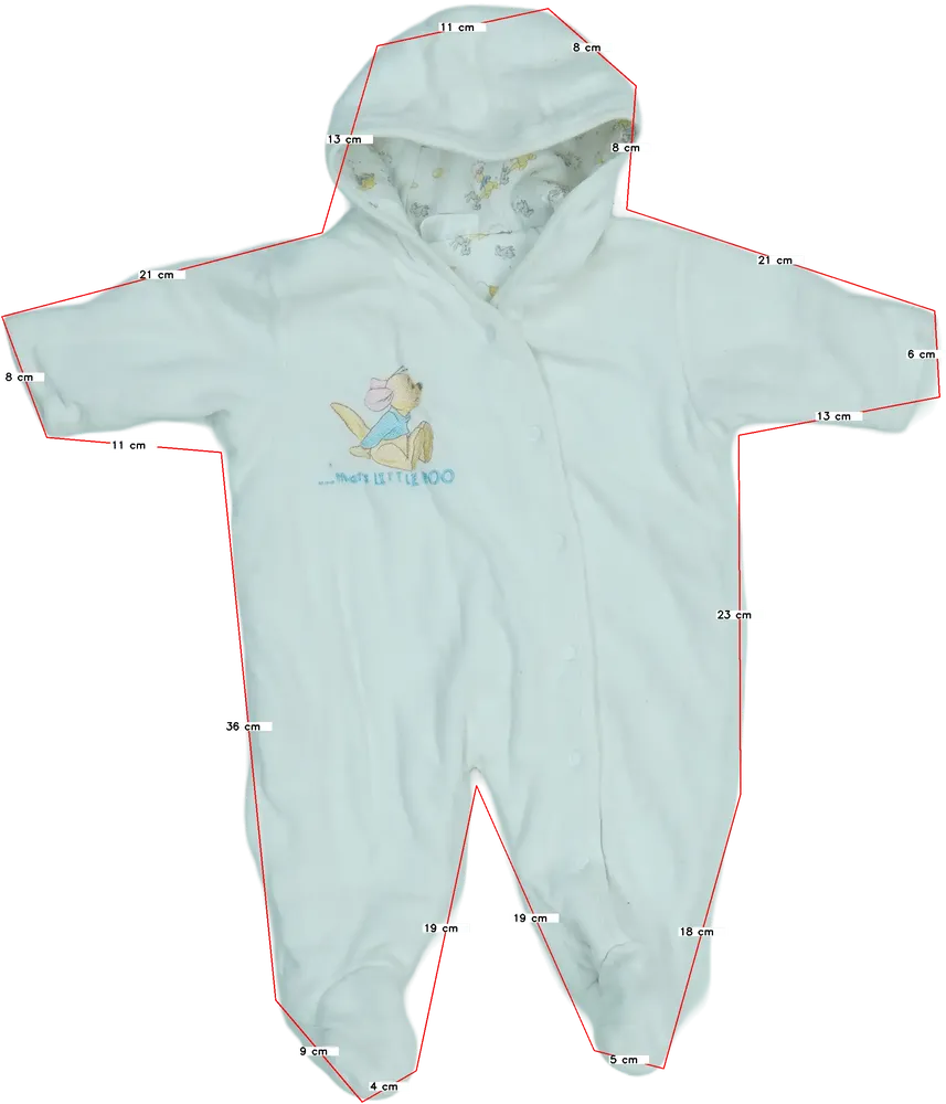 Fehér Disney Baby overál EU 68 / UK 3-6 hónap / US 3-6 hónap