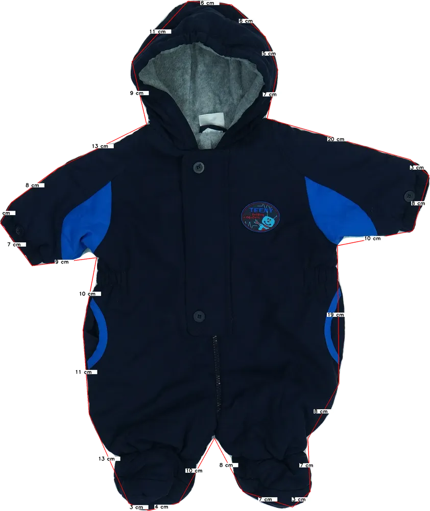 Kék Ladybird Baby overál EU 56 / UK Újszülött / US Újszülött