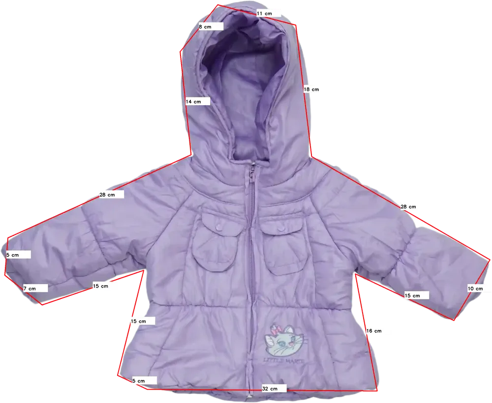 Lila Disney Télikabát EU 74 / UK 6-9 hónap / US 6-9 hónap