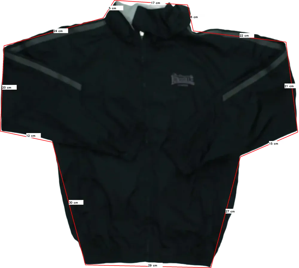 Fekete Lonsdale Széldzseki EU 140 / UK 10 év / US 10 év/L