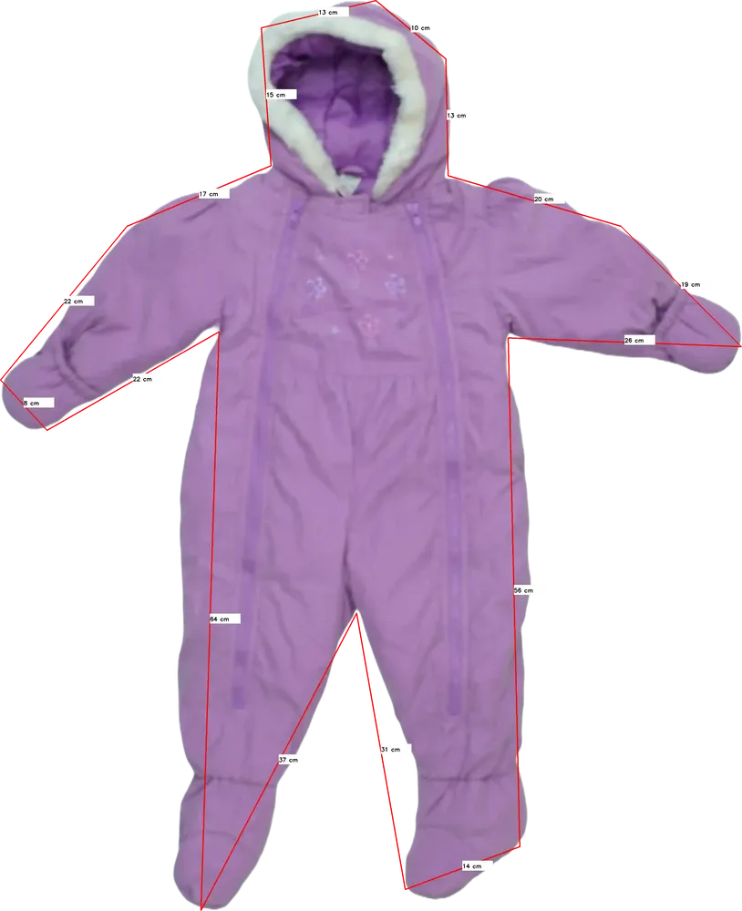 Lila Baby Mac Baby overál EU 80 / UK 9-12 hónap / US 12 hónap