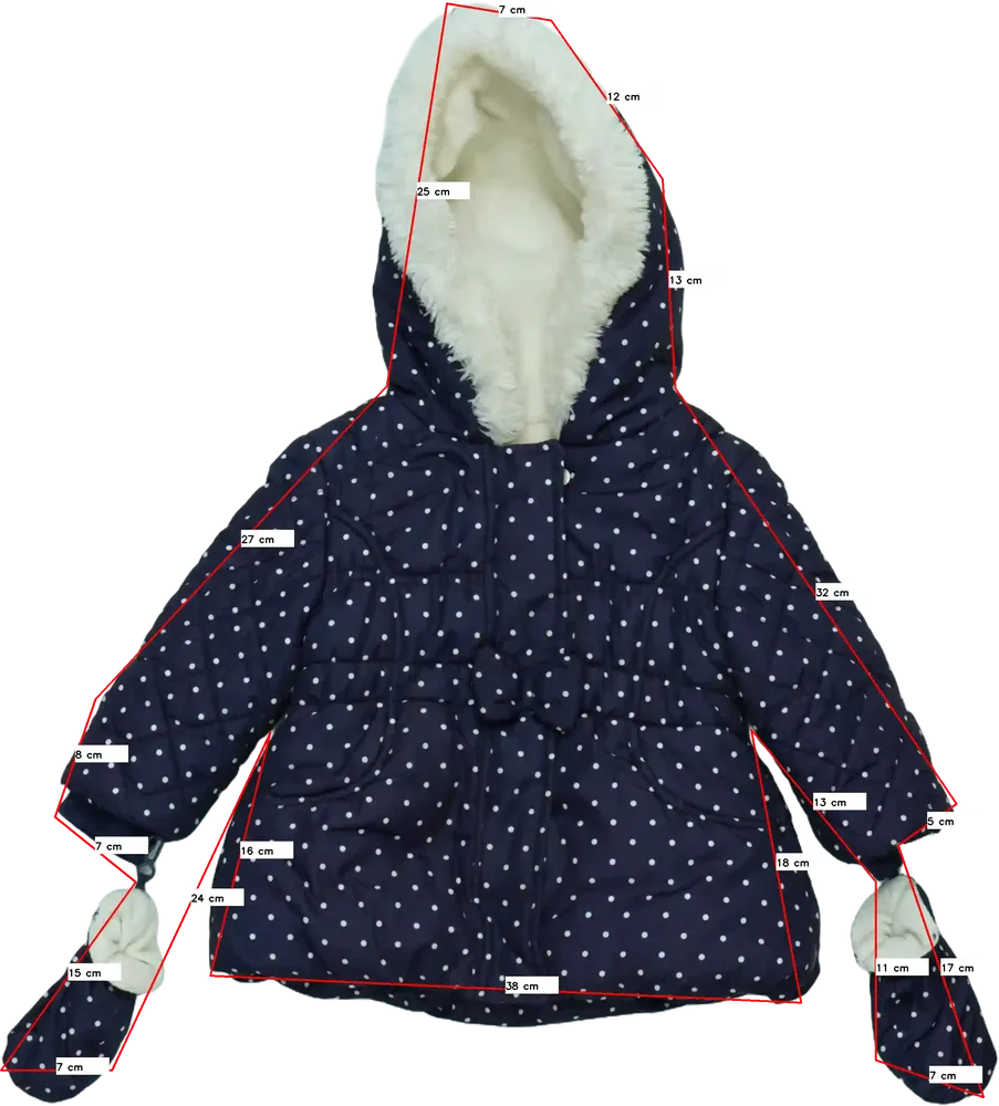 Kék George Télikabát EU 80 / UK 9-12 hónap / US 12 hónap