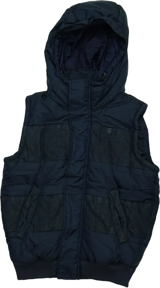 Fekete G-Star Raw Mellény EU 180 / UK 17-18 év / US XXL