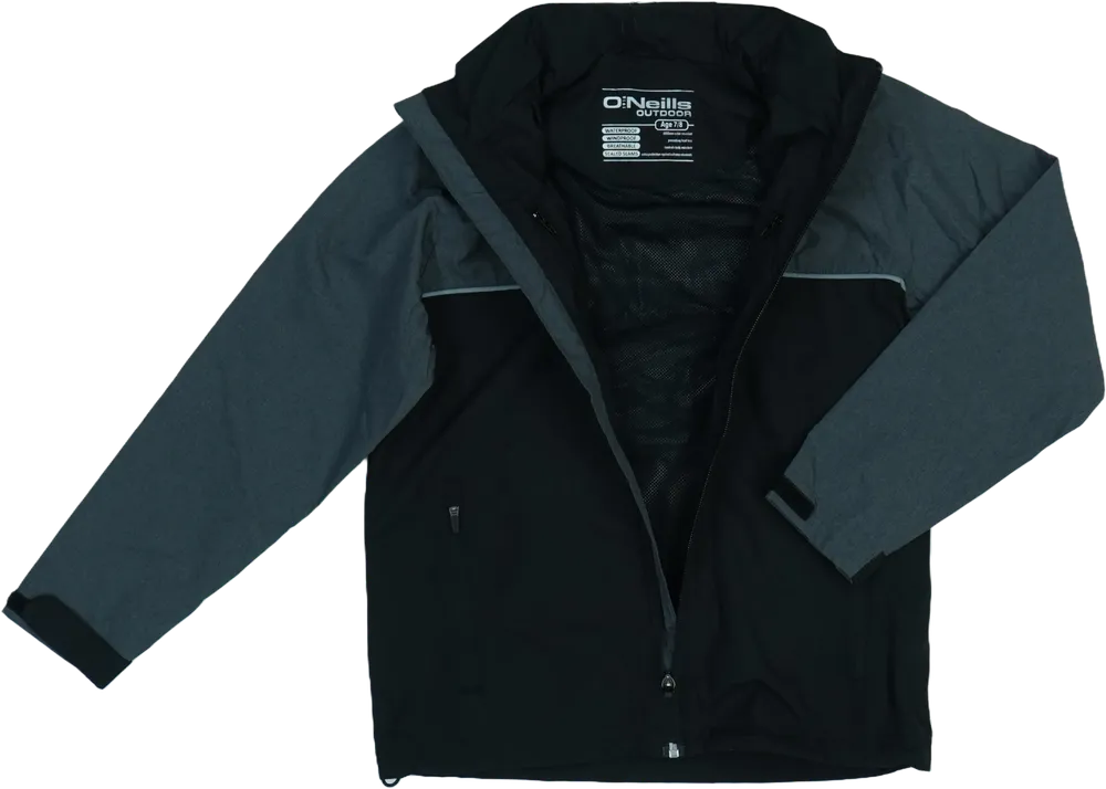 Fekete O'neills Széldzseki EU 128 / UK 8 év / US 8 év/M