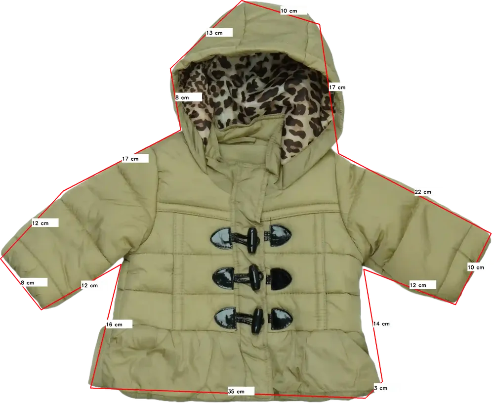 Barna Matalan Télikabát EU 68 / UK 3-6 hónap / US 3-6 hónap