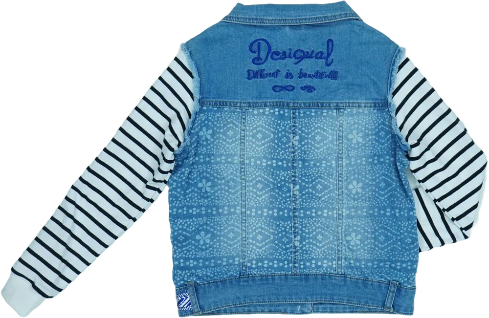 Kék Desigual Farmerdzseki EU 140 / UK 10 év / US 10 év/L