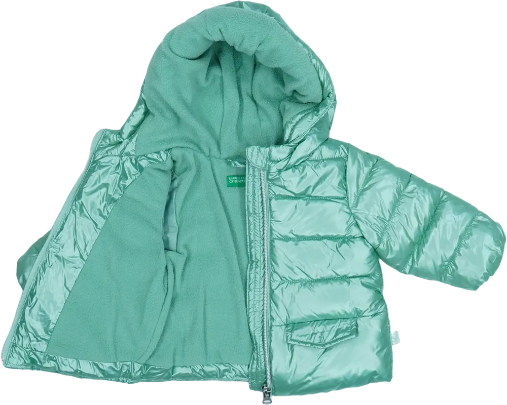 Zöld Benetton Télikabát EU 74 / UK 6-9 hónap / US 6-9 hónap