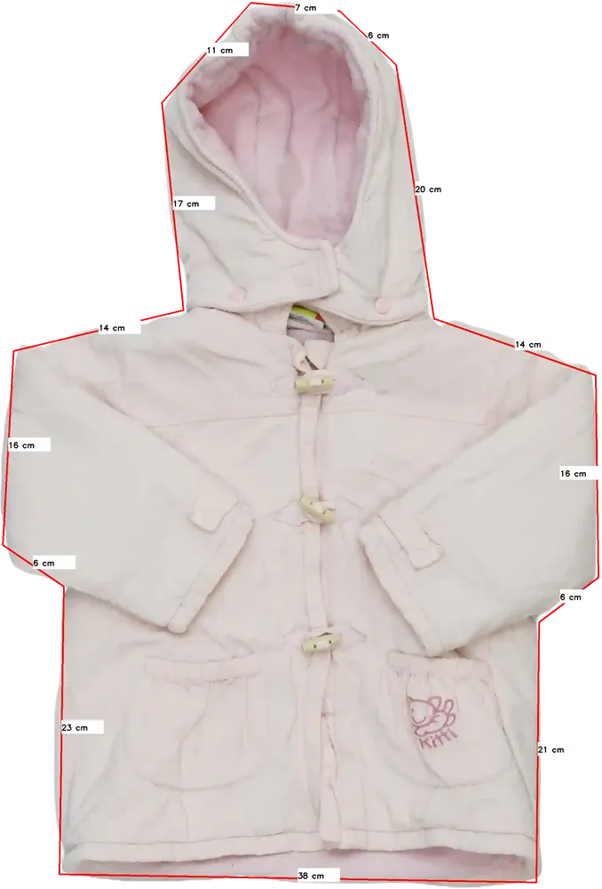 Rózsaszín Topolino Átmeneti kabát EU 92 / UK 2 év / US 2T