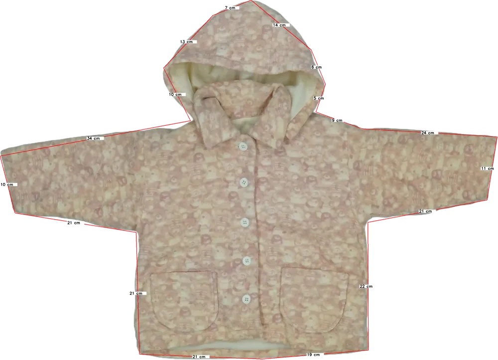 Rózsaszín Egyéb Átmeneti kabát EU 86 / UK 12-18 hónap / US 18 hónap