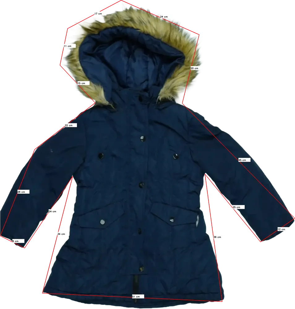 Kék Glo-Story Télikabát EU 110 / UK 5 év / US 5 év/XS