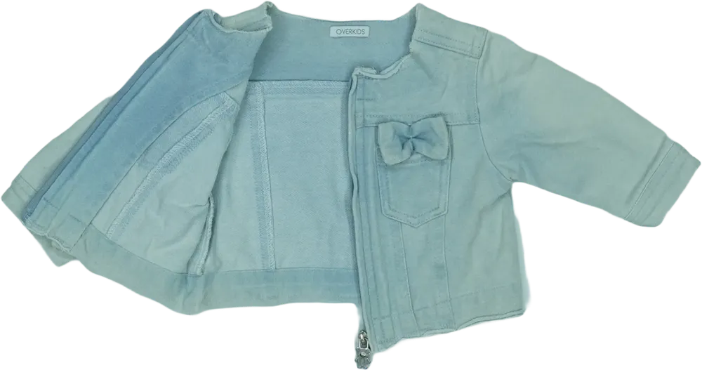 Kék Overkids Farmerdzseki EU 62 / UK 0-3 hónap / US 0-3 hónap
