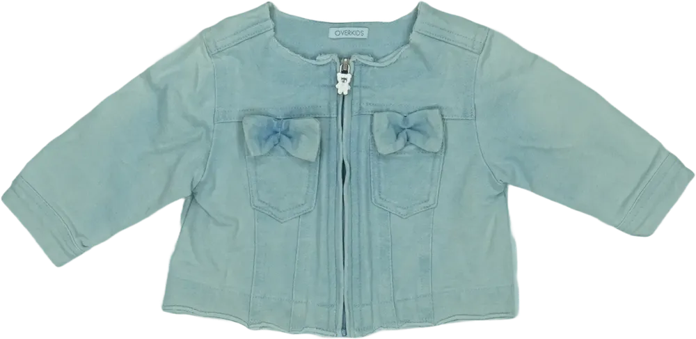 Kék Overkids Farmerdzseki EU 62 / UK 0-3 hónap / US 0-3 hónap