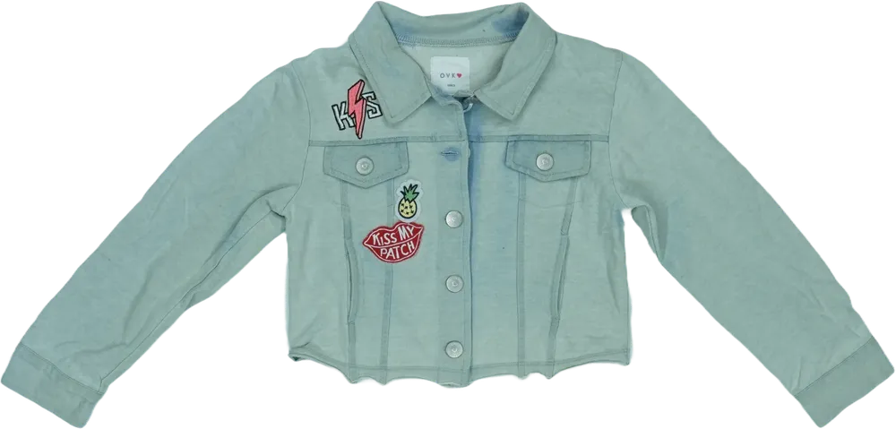 Kék Overkids Farmerdzseki EU 110 / UK 5 év / US 5 év/XS