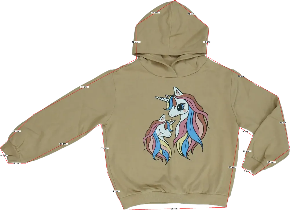 Barna H&amp;M Kapucnis pulóver EU 140 / UK 10 év / US 10 év/L