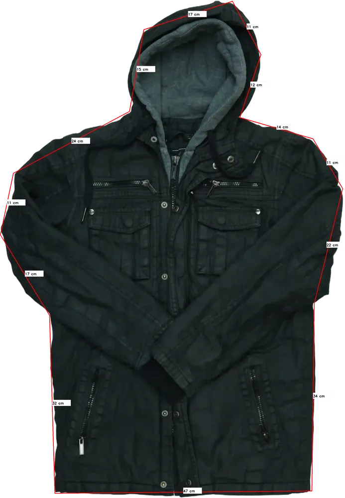 Fekete CoolCat Átmeneti kabát EU 164 / UK 14 év / US 14 év/XL