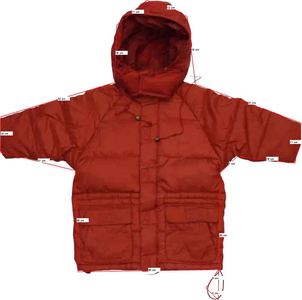 Piros H&amp;M Télikabát EU 92 / UK 2 év / US 2T