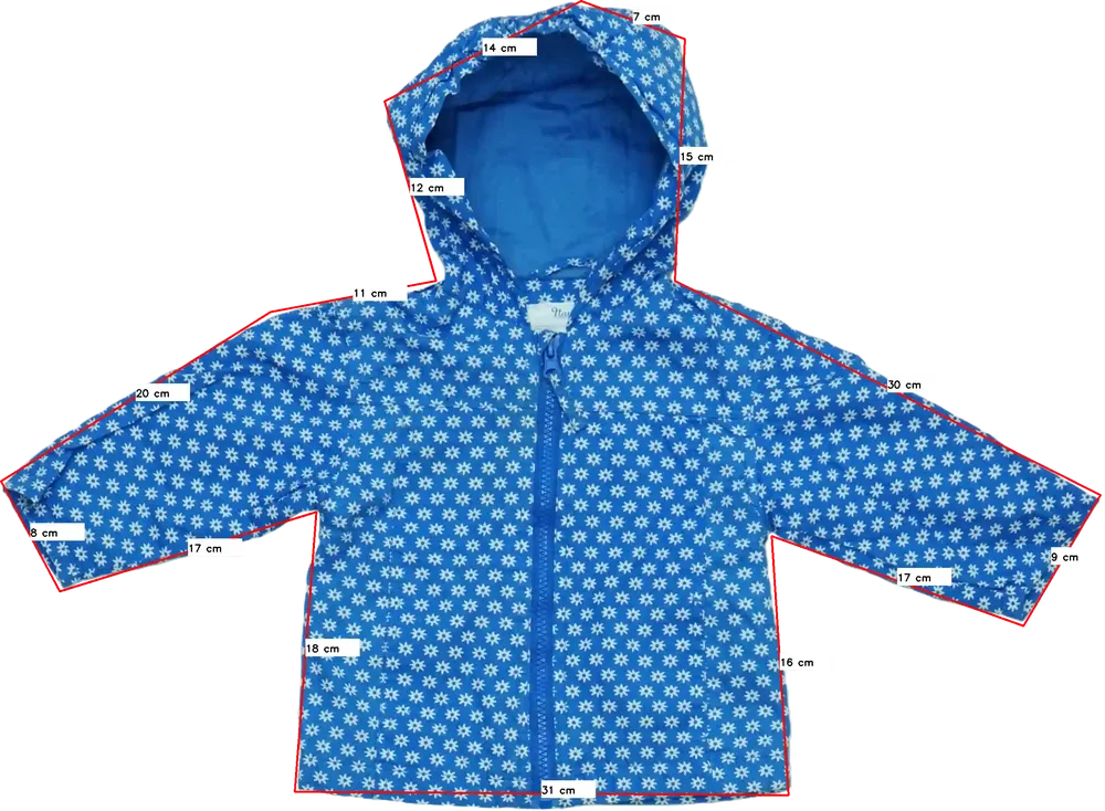 Kék Egyéb Széldzseki EU 80 / UK 9-12 hónap / US 12 hónap