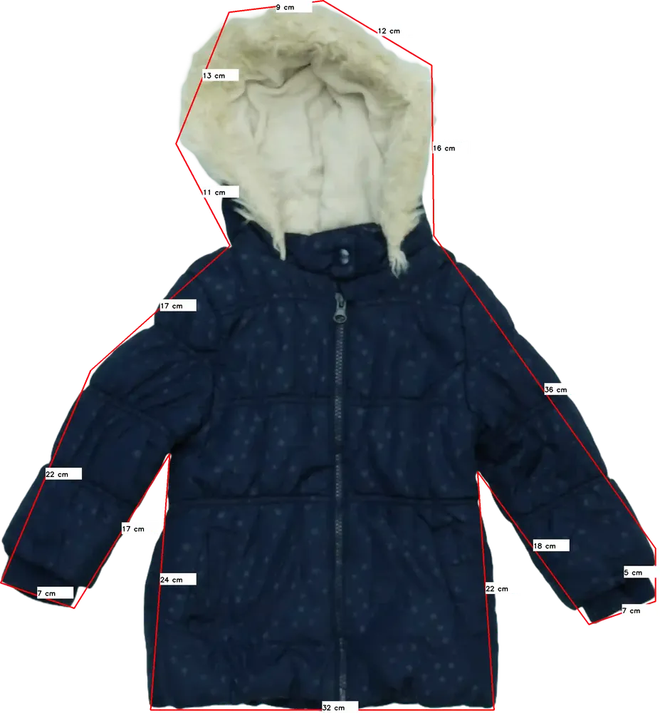 Kék Young Dimension Télikabát EU 92 / UK 2 év / US 2T