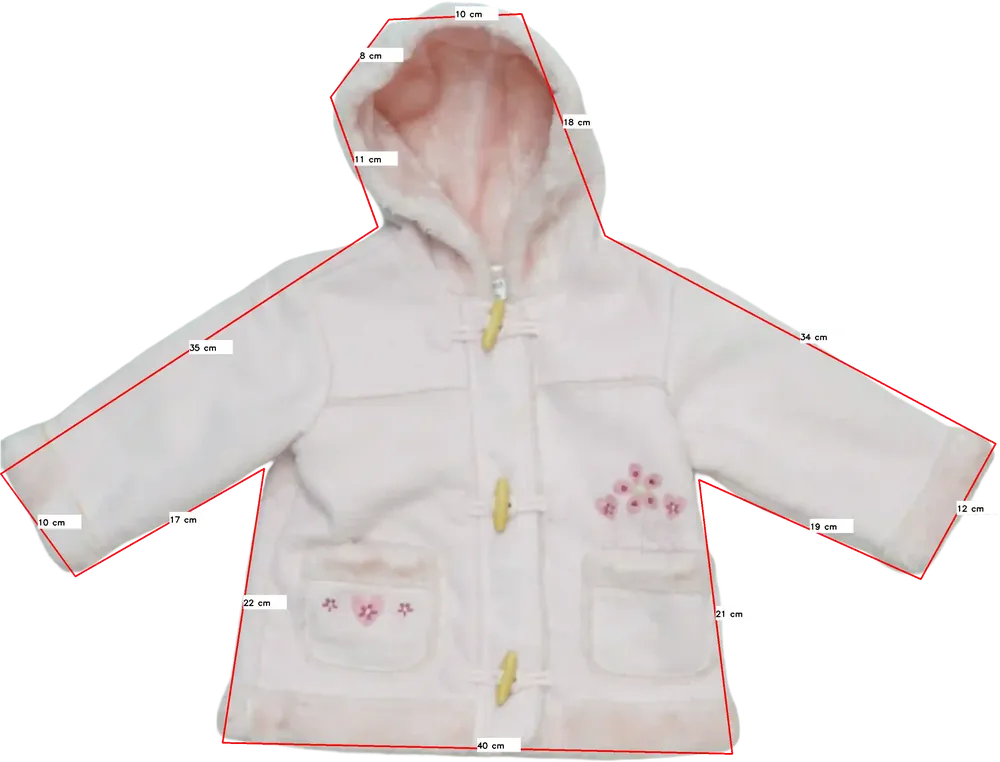 Rózsaszín Ladybird Átmeneti kabát EU 86 / UK 12-18 hónap / US 18 hónap