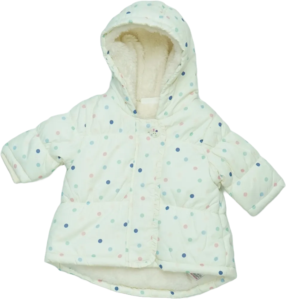 Fehér Next Télikabát EU 62 / UK 0-3 hónap / US 0-3 hónap