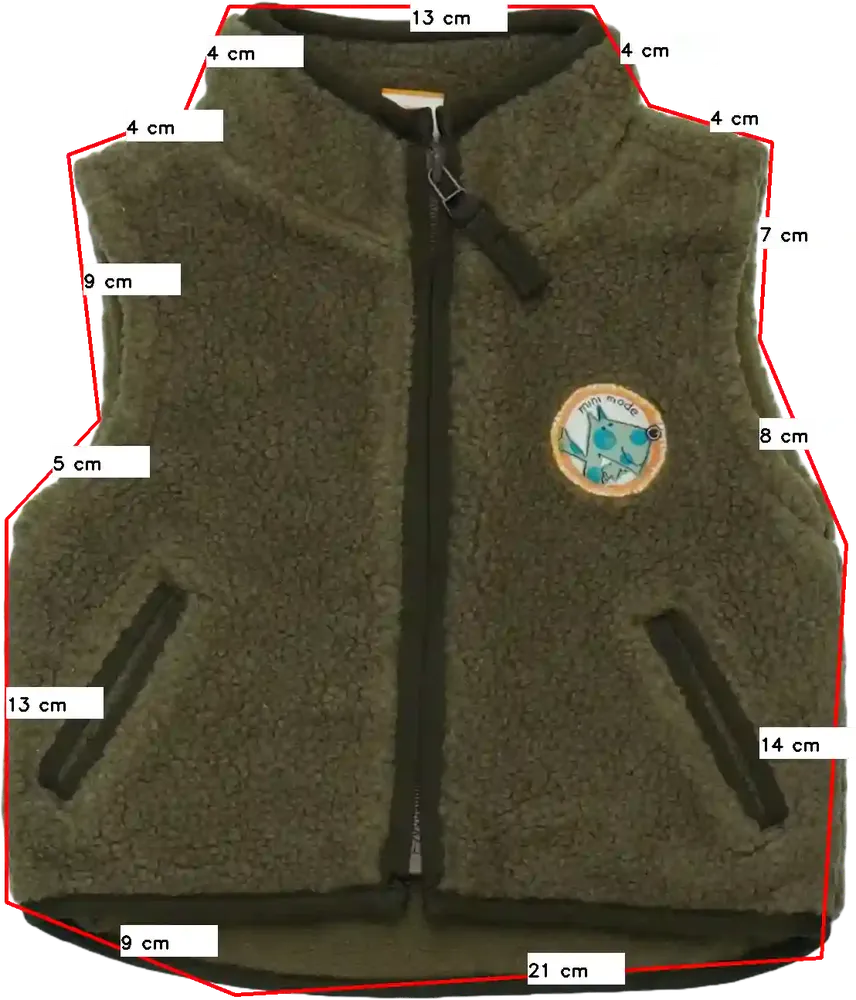 Barna Mini Mode Mellény EU 62 / UK 0-3 hónap / US 0-3 hónap