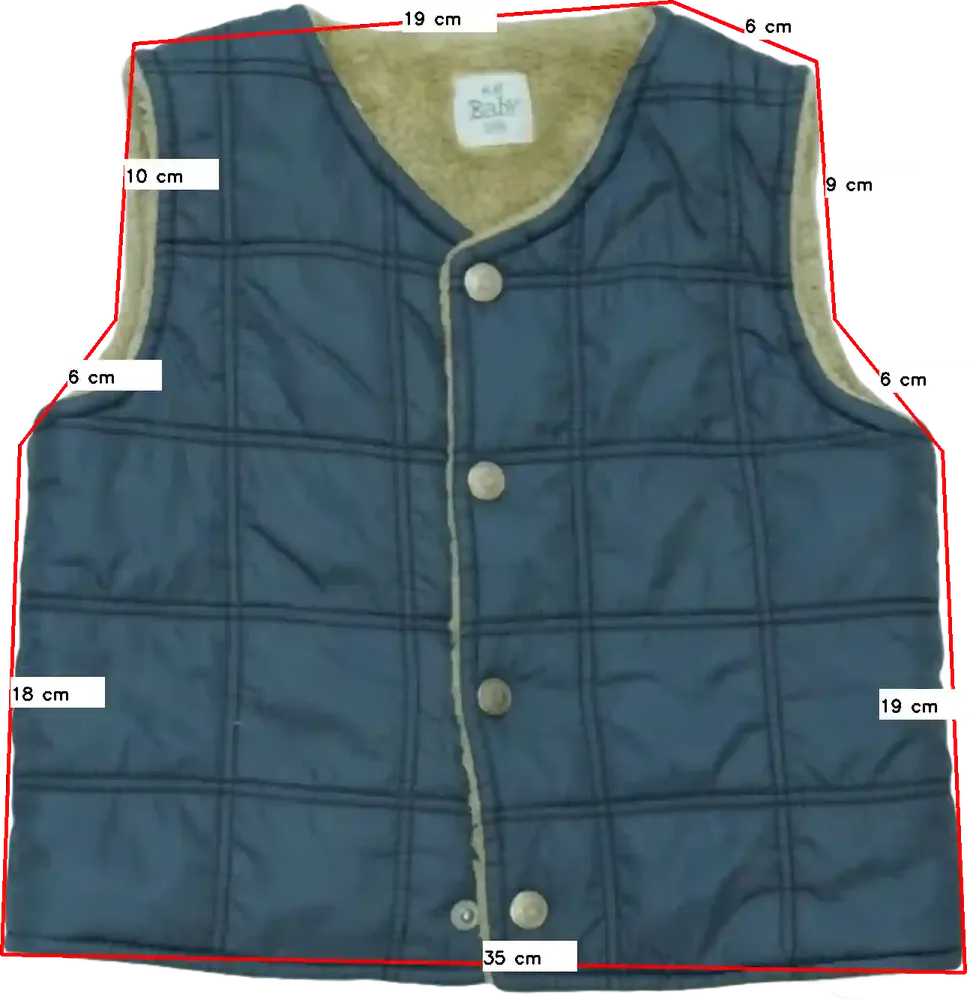 Kék H&amp;M Mellény EU 80 / UK 9-12 hónap / US 12 hónap