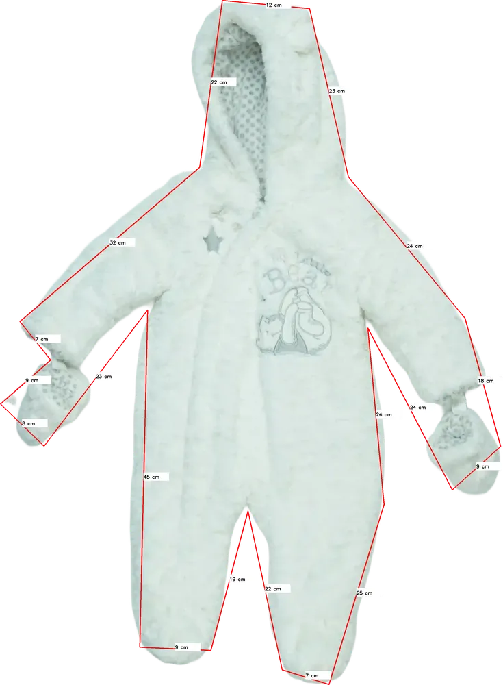 Fehér Disney Baby overál EU 74 / UK 6-9 hónap / US 6-9 hónap