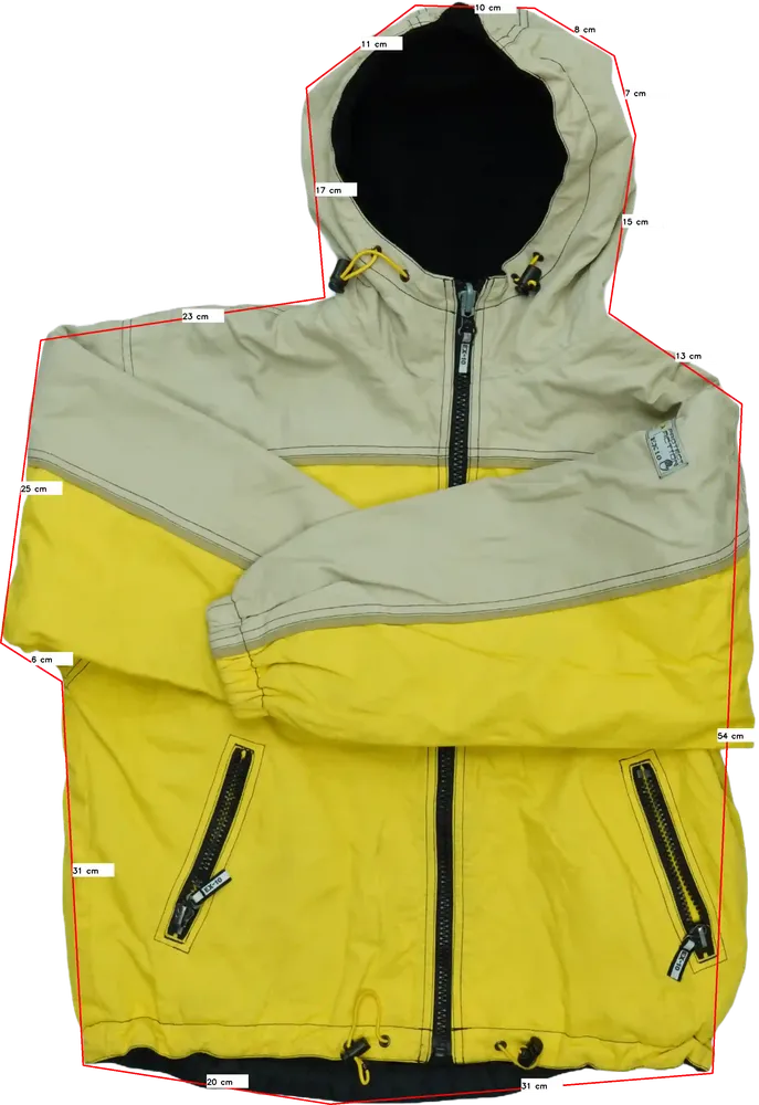 Sárga Egyéb Síkabát EU 152 / UK 12 év / US 12 év/L