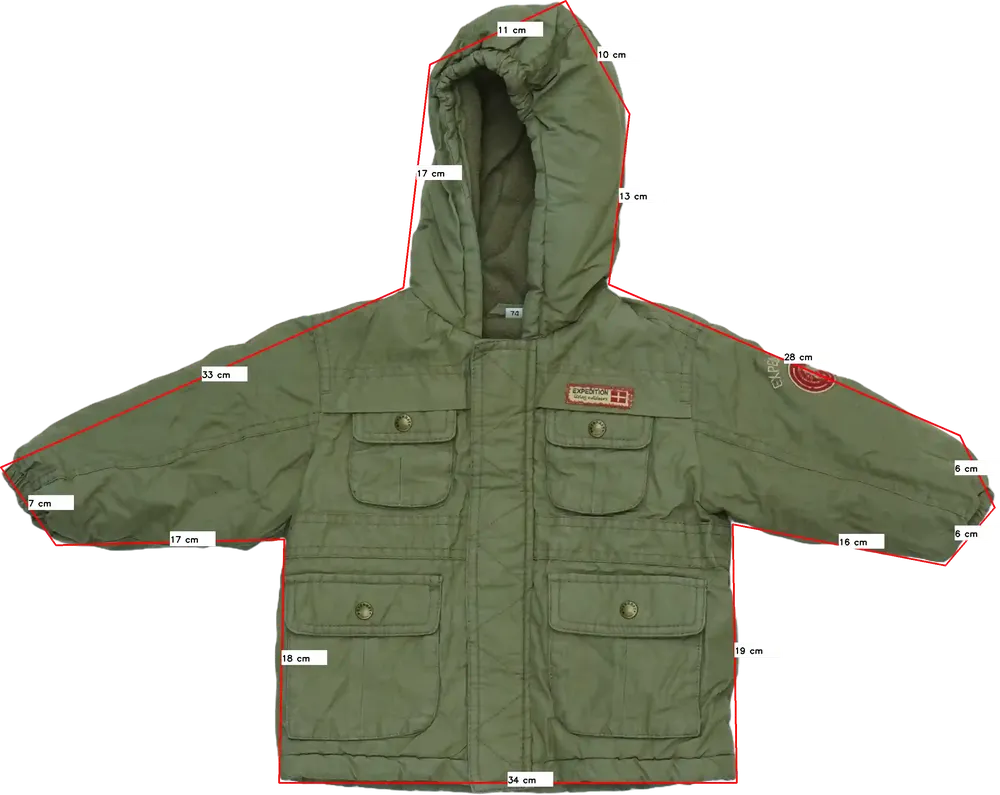 Zöld Egyéb Átmeneti kabát EU 74 / UK 6-9 hónap / US 6-9 hónap